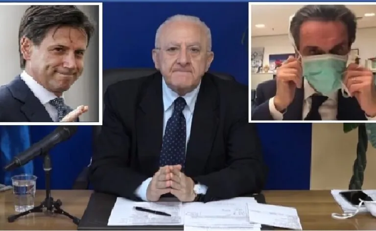 Fase2, De Luca non firma e gela Conte: “Tutti liberi il 3? Lo deciderò io il giorno prima”