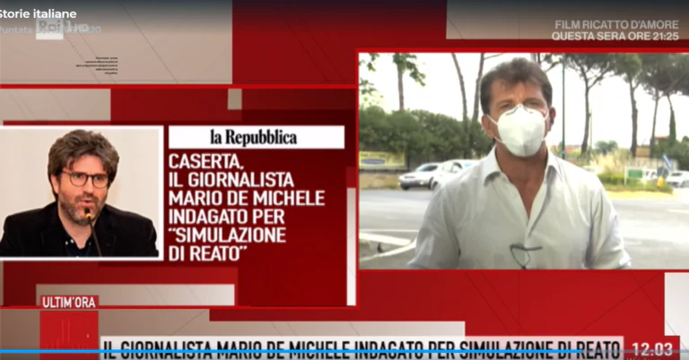Il caso De Michele trattato in Rai a Storie Italiane (VIDEO)