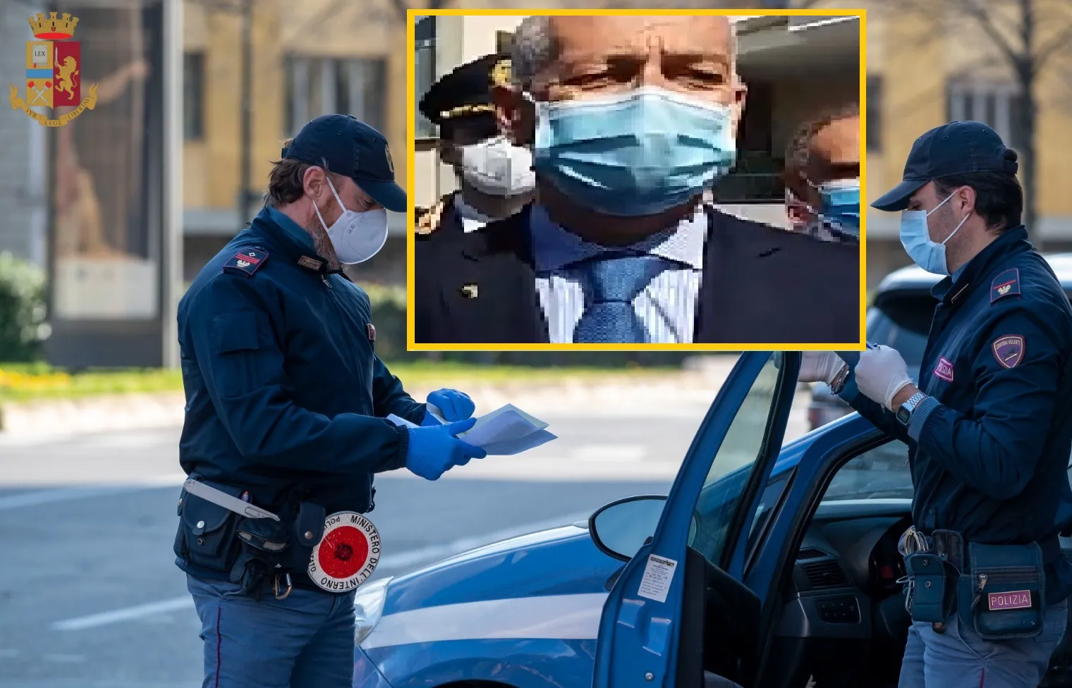 Fase2, capo della polizia nel Casertano agli agenti: “Buon senso nei controlli. Capiamo i cittadini”