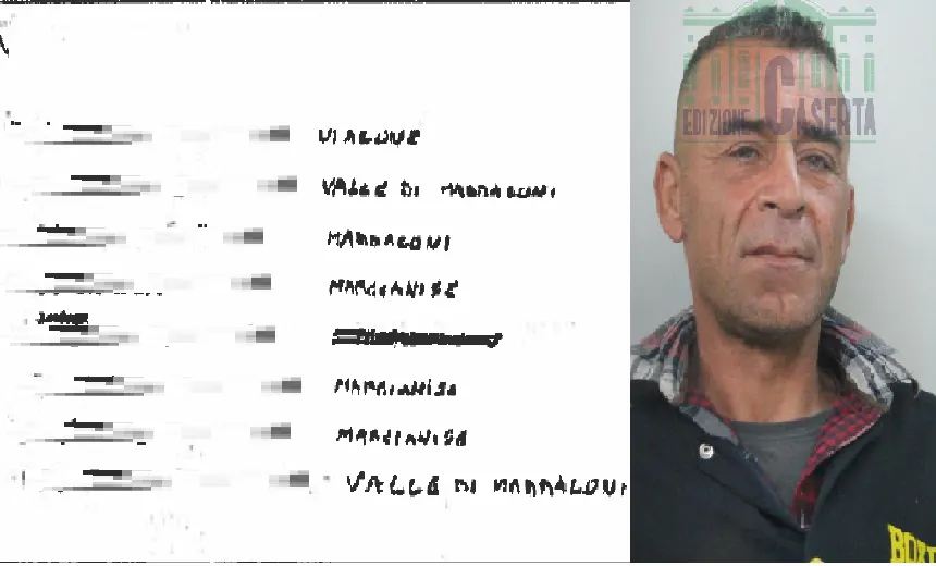 Racket snack e caffè, ecco il pizzino trovato dalla polizia a casa D’Albenzio: aveva sconfinato dagli alleati