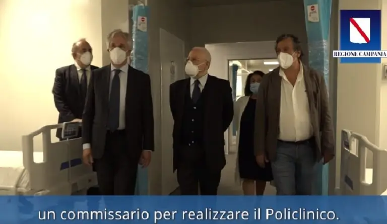 Policlinico Caserta, De Luca fa sul serio: a giorni nuovo commissario