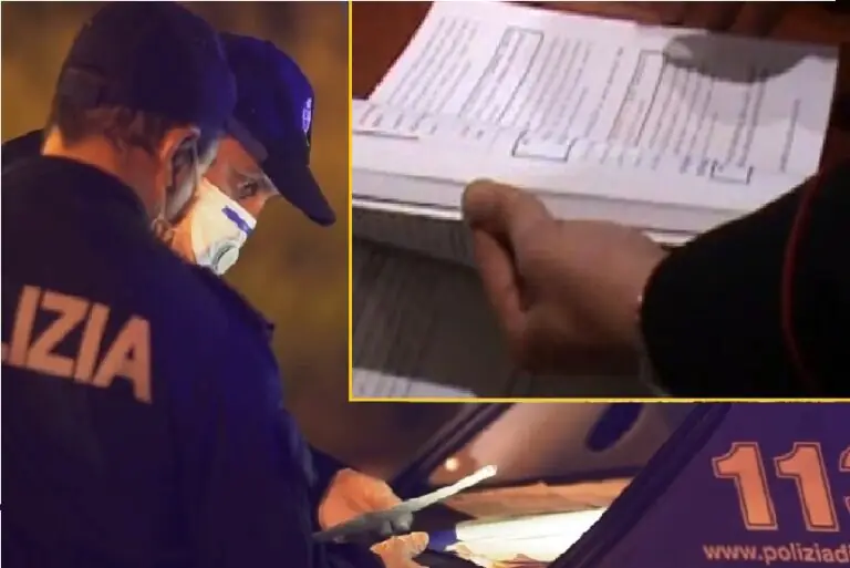 Anticipa spostamento tra regioni per truffare la banca: scoperto da auto e documenti falsi