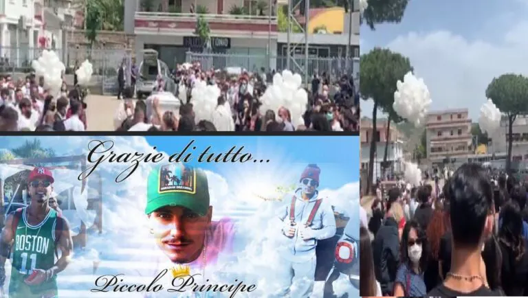 “Eri un piccolo principe, te ne sei andato come un re”: il saluto da brividi ad Antonio. VIDEO E FOTO