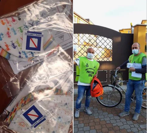 In corso la distribuzione delle mascherine per bambini