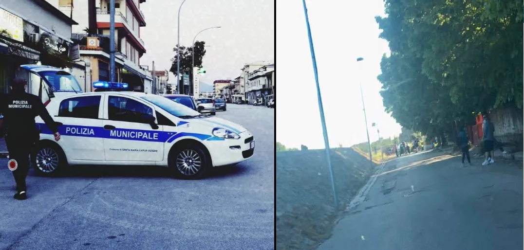 Struscio sul ponte, mascherine e assembramenti: raffica di multe nelle due città