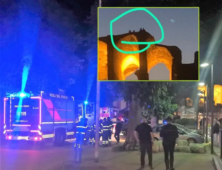 Festa sulla cima dell’Anfiteatro, bilancio: 4 denunciati e uno in coma etilico. Ecco da dove venivano
