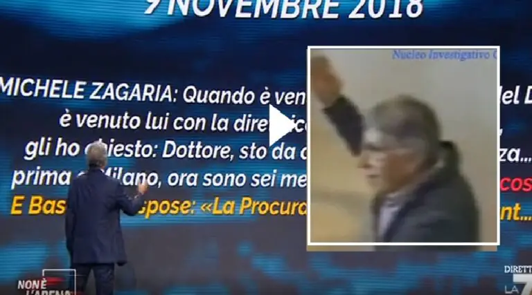 Zagaria intercettato svela incontro con capo Dap: “Posso mai stare qua da solo?”. VIDEO LA7