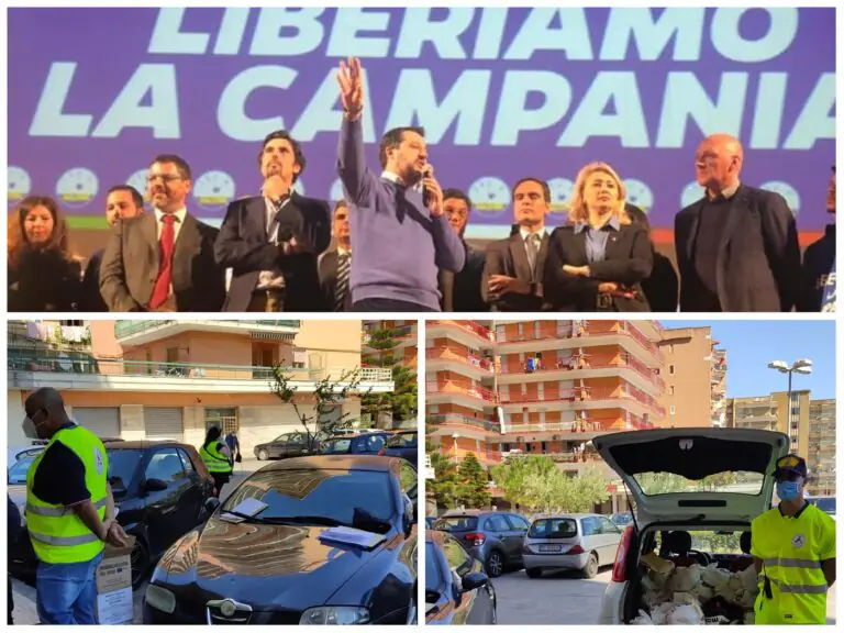 Salvini: “Il lanciafiamme di De Luca ha fatto cilecca a Mondragone”