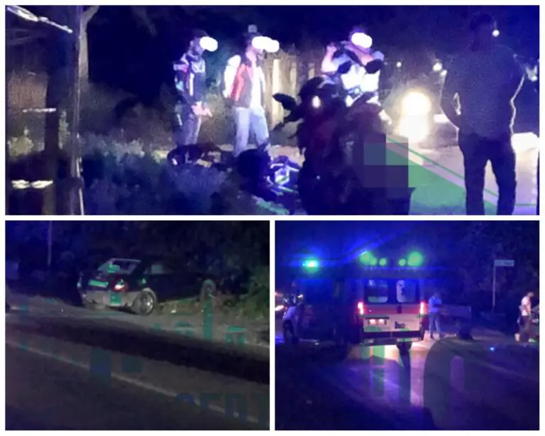 Terribile incidente in via Forche Caudine, ferito motociclista (FOTO)