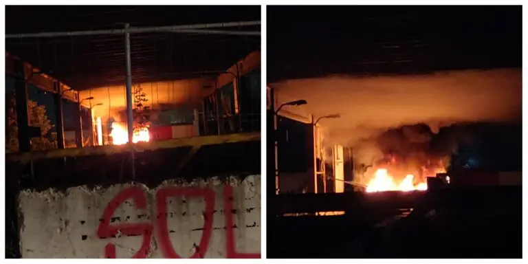 Fiamme a 2 passi dai campetti: è giallo