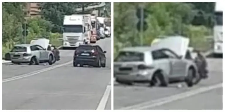 Choc nella Valle: incidente sulla Provinciale. VIDEO