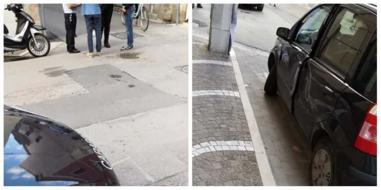 Incidente sul corso che collega 2 Comuni: centauro sbalzato dallo scooter
