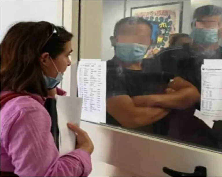 LA FOTO. Il console bulgaro al Covid Hospital di Maddaloni. Positivi stanno bene