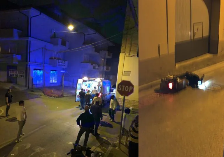 Centauro centrato da un’auto, paura all’incrocio. FOTO