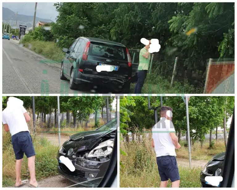 Incidente in via Bachelet: tamponamento tra due auto