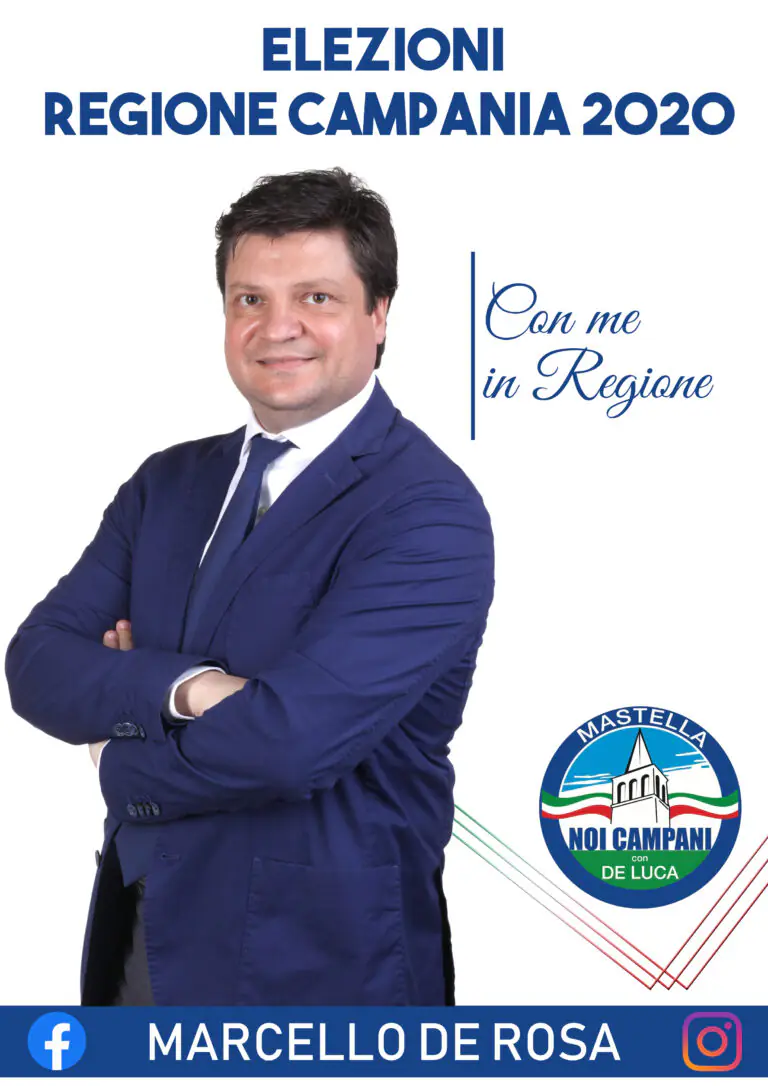 Il sindaco di Casapesenna Marcello De Rosa si candida alle Regionali 2020 con De Luca Presidente