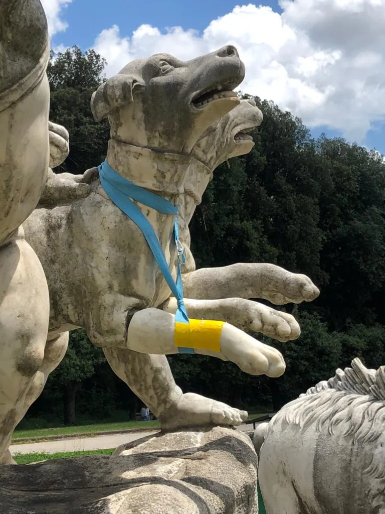 Restaurate alcune sculture della Fontana di Venere e Adone alla Reggia di Caserta