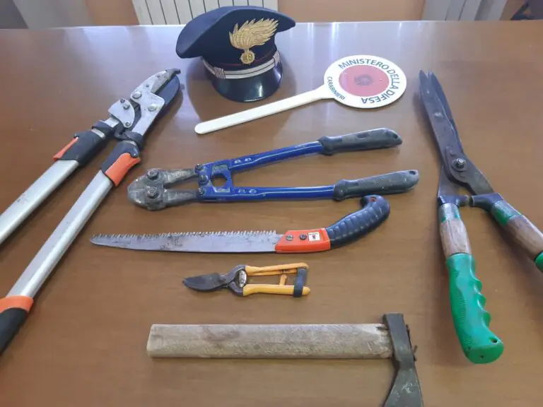Fermata auto sospetta in paese: carabinieri trovano arnesi “da lavoro”