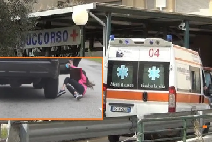Giovane scaraventata giù dall’auto in corsa, choc nel Casertano