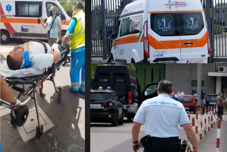 Forza Luciano: dimesso l’agente ferito alla testa dai detenuti. La visita dei vertici del Dap