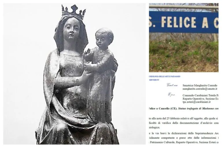 L’estremo tentativo per riportare la madonna ‘rubata’ a San Felice