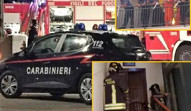 Ignora l’ordinanza e si barrica in casa della moglie: bagarre e paura