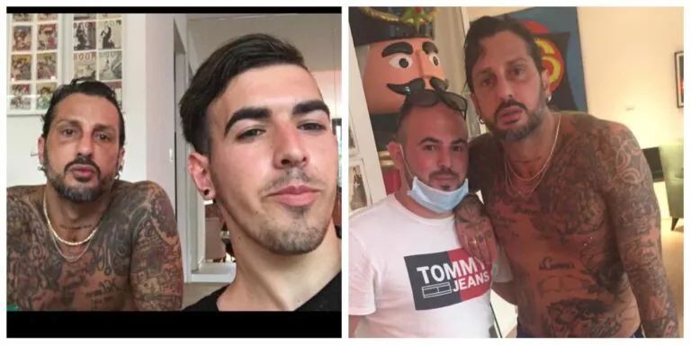 Fratelli della Valle ricevuti da Corona e Lele Mora