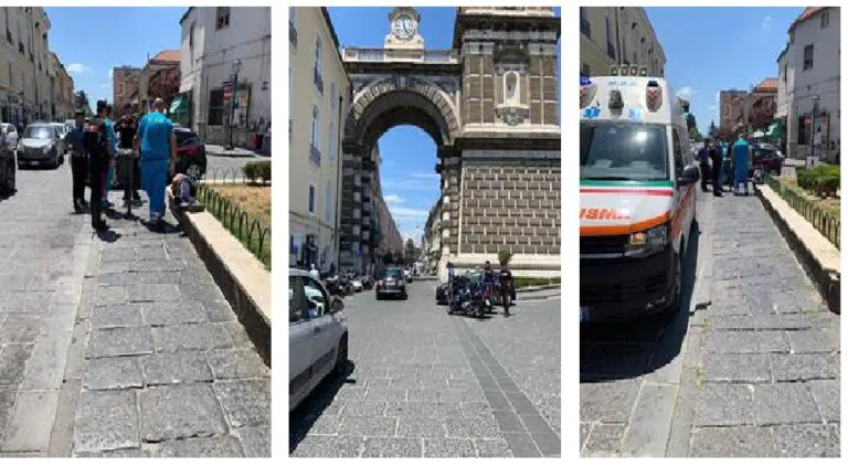 Disidratato dall’alcol e dal caldo, i carabinieri lo salvano e gli danno da mangiare. LE FOTO