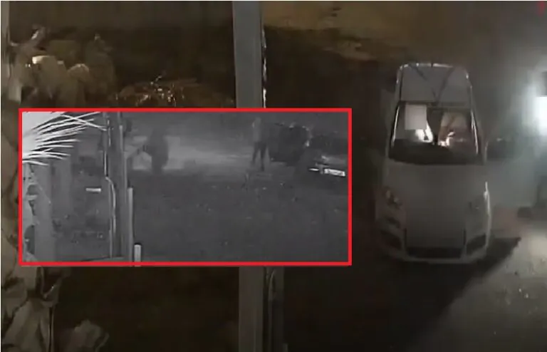 Quattro banditi all’assalto del cantiere della ditta, poi la fuga. IL VIDEO