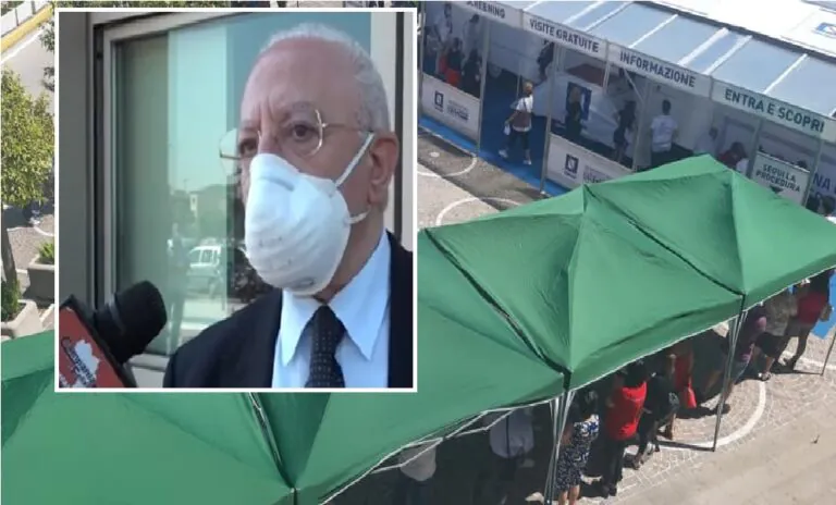 Covid, oggi 14 casi in Campania: ancora contagi nel Casertano. De Luca: “Ma io sono tranquillo”