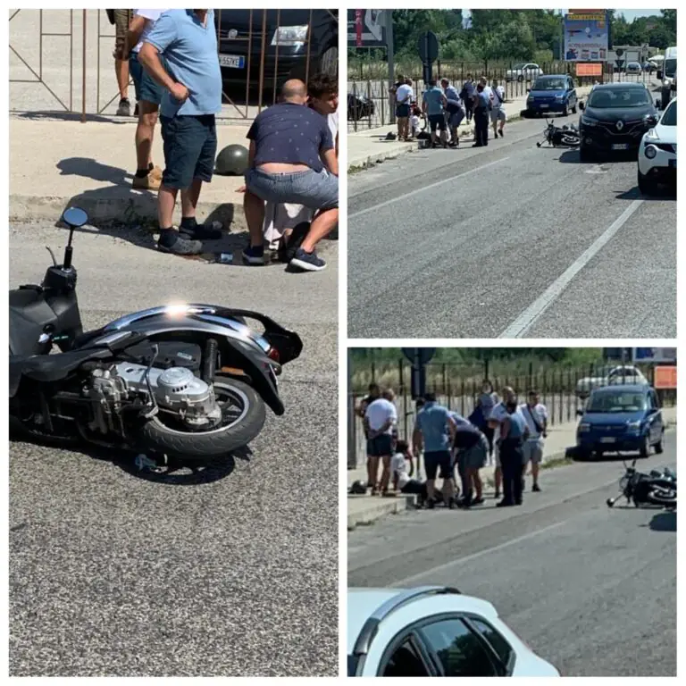 Paura nella Valle: schianto tra auto e moto. Giovane finisce in ospedale