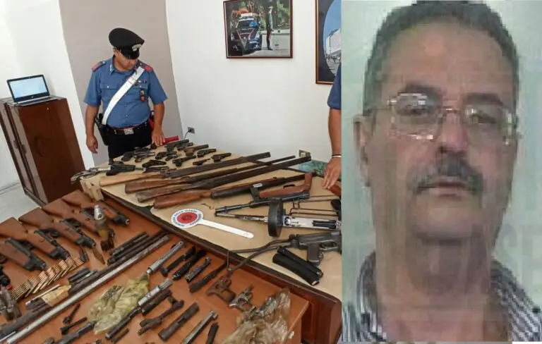 FOTO. Perito trovato con una Santabarbara: luogo del blitz e il profilo dell’arrestato
