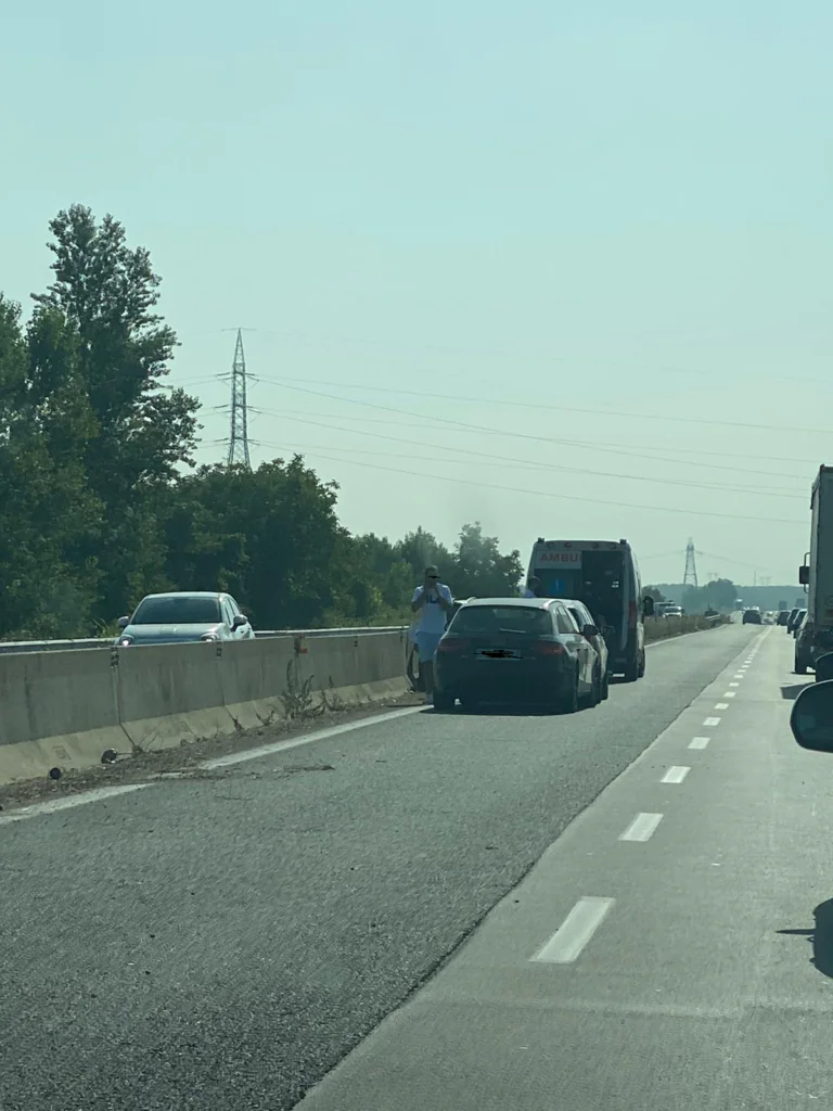 Incidente sull’Asse Mediano: traffico in tilt