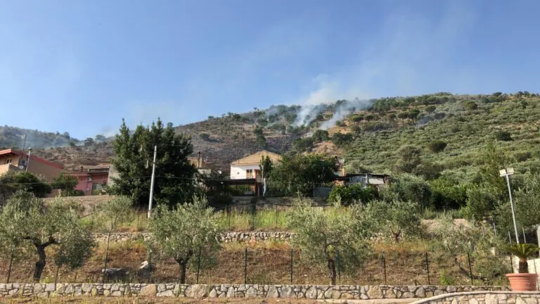 Incendio sopra la zona del borgo degli Innamorati: ci sono vittime tra la fauna (IL VIDEO)