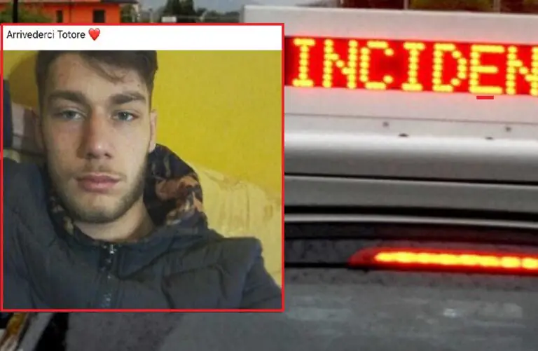 Città distrutta dal dolore per il 19enne Salvatore: “Lasci un vuoto incolmabile”