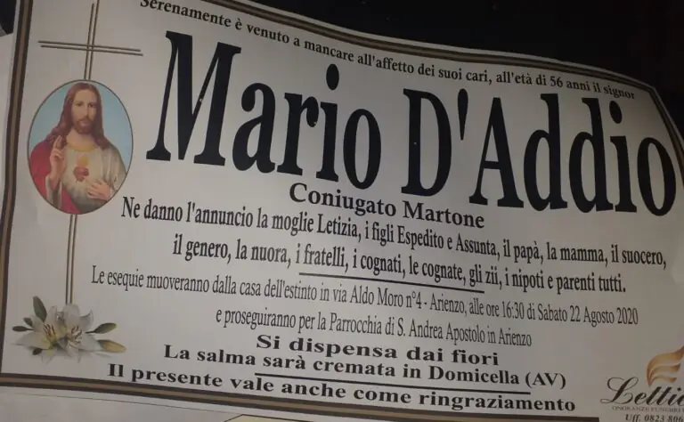 Lutto improvviso: muore il padre dell’ex assessore