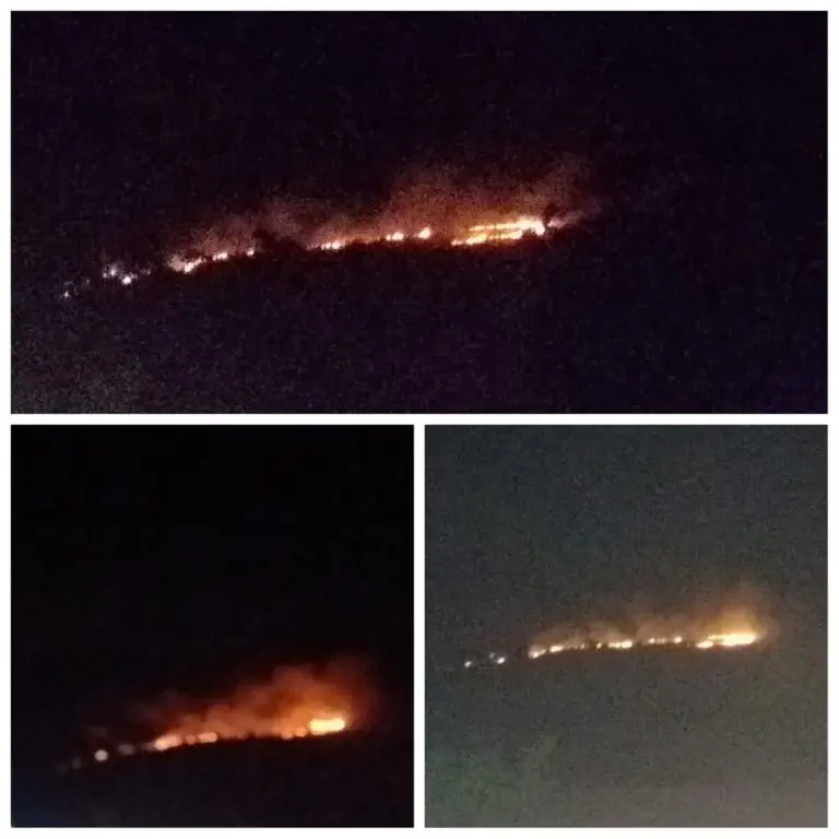 Bruciano le colline della Valle: fronte di fuoco ampio