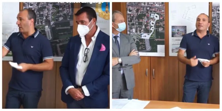 Cittadella Scolastica, Pirozzi presenta il progetto: con lui il top manager Valentino Ferrara. VIDEO
