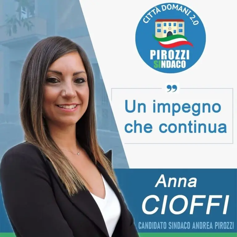 Anna Cioffi: “La mia campagna  riprende”. Stoccate ad un partito presente nella competizione