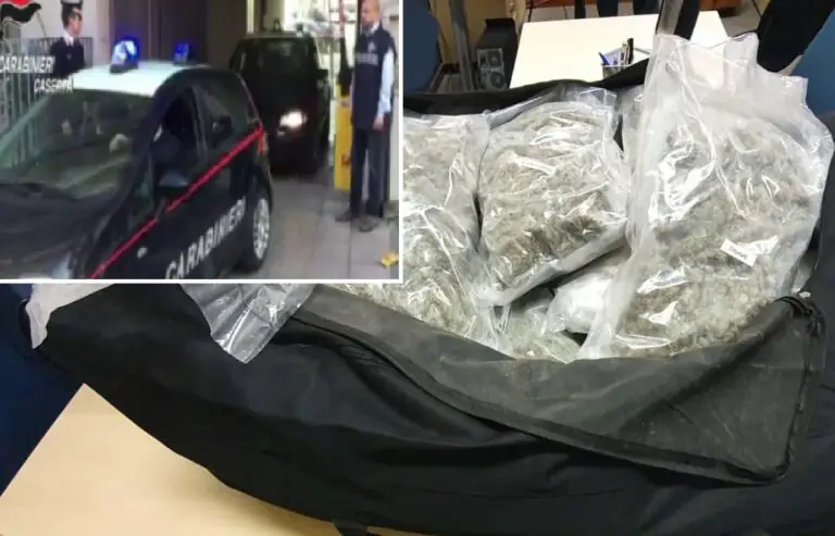 Mezzo chilo di marijuana in auto, 2 arrestati