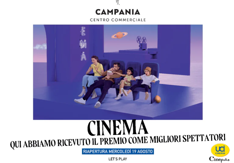 Riapre il Cinepolis del Centro Commerciale Campania