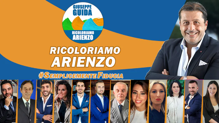 Guida presenta la sua squadra: “Ricoloriamo Arienzo”. IL VIDEO