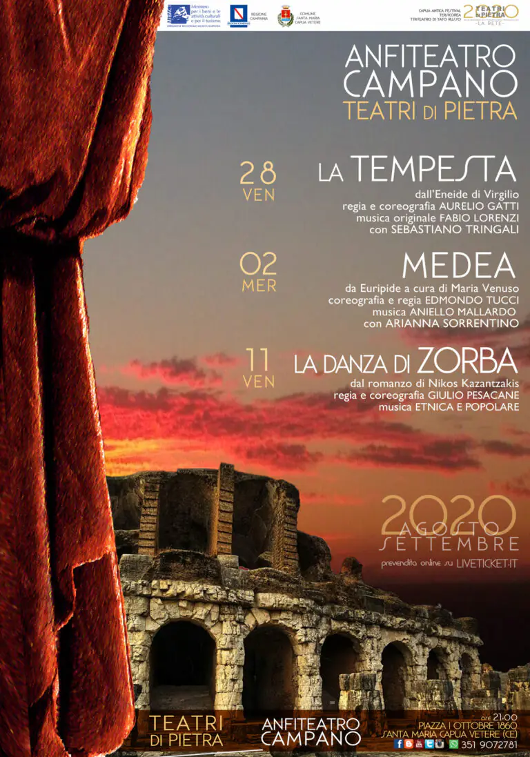 L’archeologia ospita l’arte: il Festival “Teatri di pietra” all’Anfiteatro campano