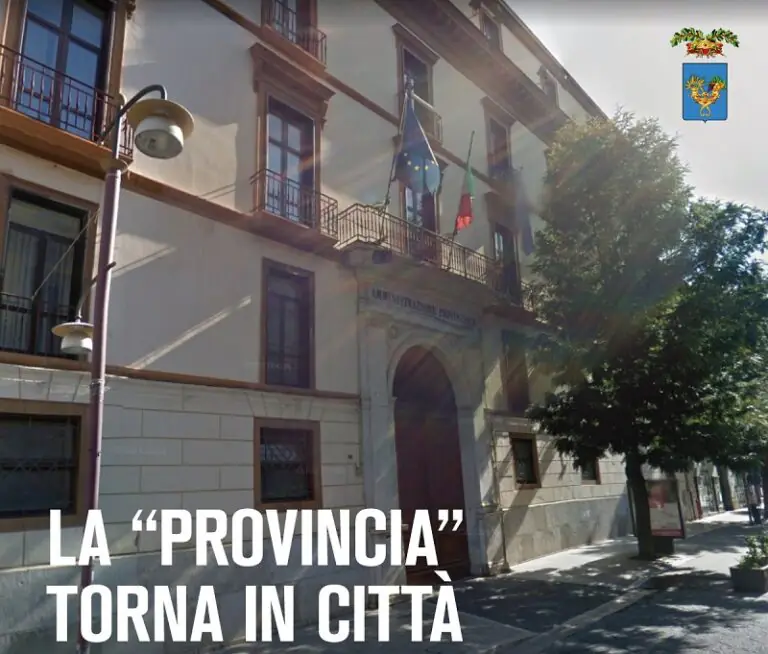La Provincia torna nella sua sede storica: l’annuncio del presidente