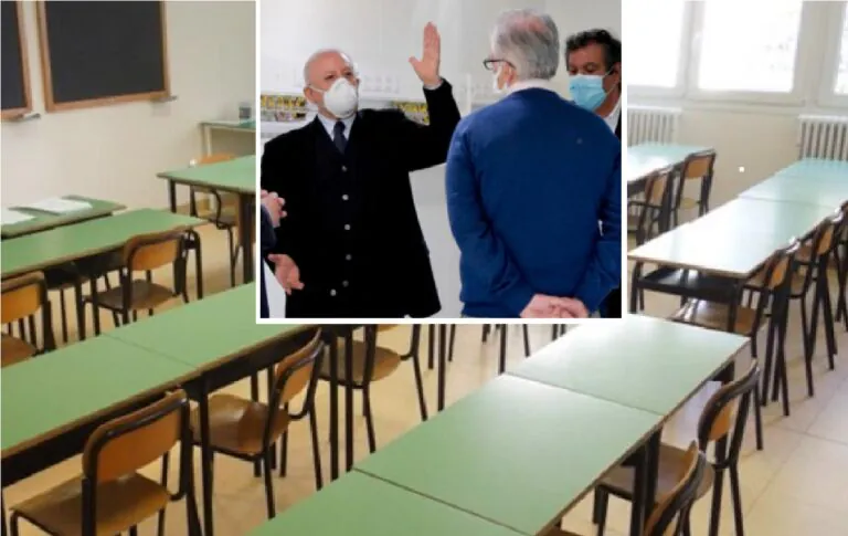 Scuola, c’è l’ordinanza di De Luca. Ecco le classi autorizzate