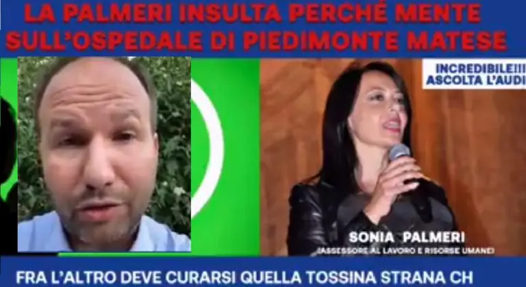 Tra Zinzi e Palmeri volano stracci, l’audio choc: “Figlio di papà e ha una tosse strana…”