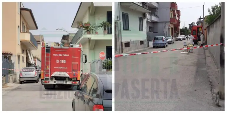 Choc nel Casertano: strada transennata per Covid-19