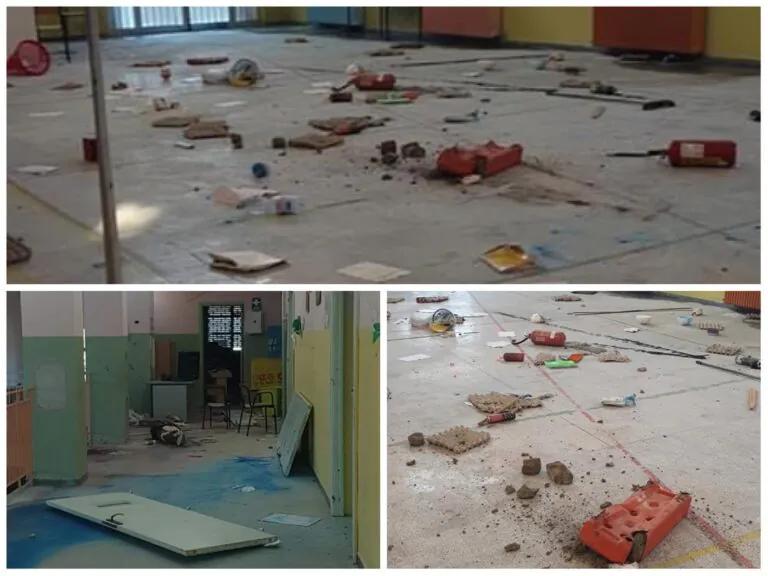 Raid vandalico a scuola: la preside: “Non riesco a trattenere le lacrime”