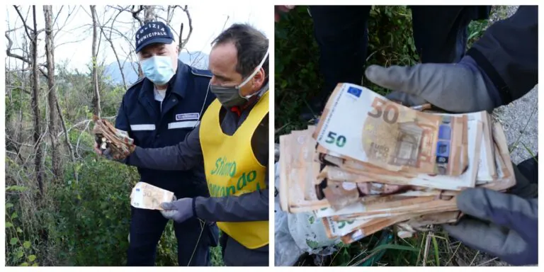 Choc nella Valle: durante iniziativa ecologica trovati oltre 20 mila euro in una discarica