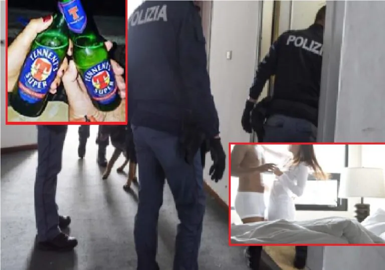 Si apparta in hotel con ragazza: beve 2 Tennent’s e distrugge mezza suite